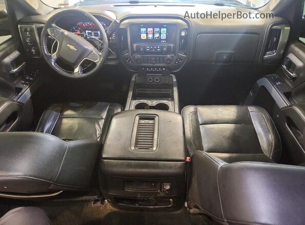 1GC1KWEY5JF266872 2018 CHEVROLET SILVERADO Серебряный Вид панели приборов