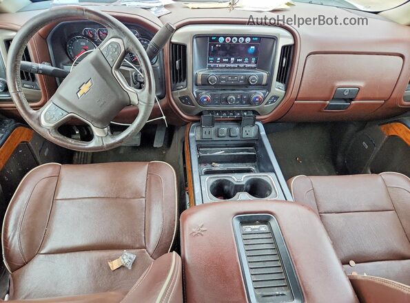 1GC1KXE86GF163619 2016 CHEVROLET SILVERADO Белый Вид панели приборов