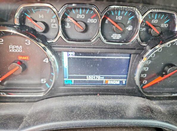 1GC1KXE86GF163619 2016 CHEVROLET SILVERADO Белый Вид щитка приборов