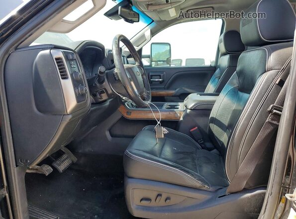 1GC1KXEY0JF182254 2018 CHEVROLET SILVERADO Black Front interior view