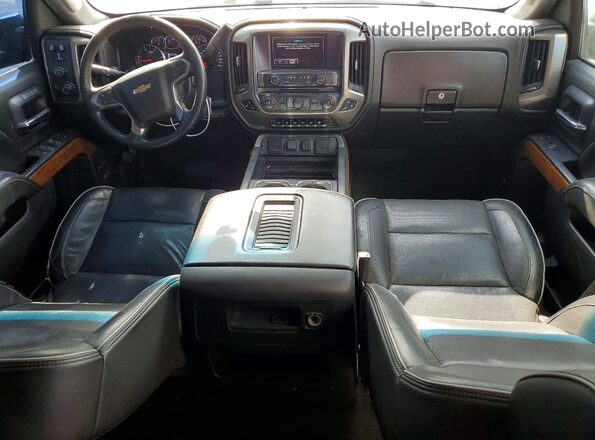 1GC1KXEY0JF182254 2018 CHEVROLET SILVERADO Black Dashboard view