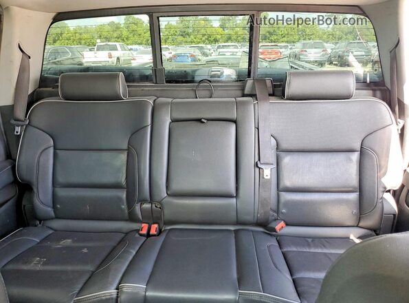 1GC1KXEY0JF182254 2018 CHEVROLET SILVERADO Black Rear seats view