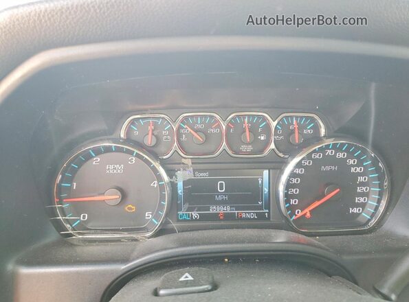 1GC1KXEY0JF182254 2018 CHEVROLET SILVERADO Black Instrument cluster view