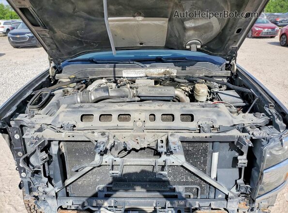1GC1KXEY0JF182254 2018 CHEVROLET SILVERADO Black Engine compartment view