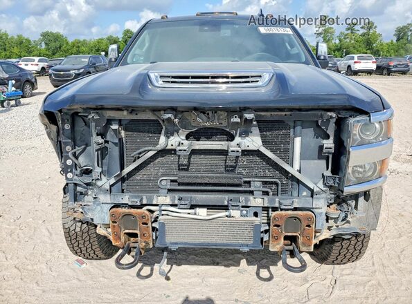 1GC1KXEY0JF182254 2018 CHEVROLET SILVERADO Black Front view