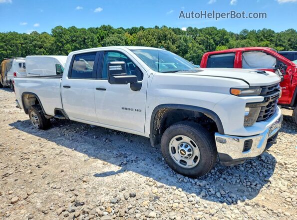 1GC1WLE72RF265281 2024 CHEVROLET SILVERADO Белый Передняя правая четверть