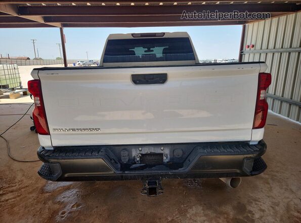 1GC1YLEY4LF217405 2020 CHEVROLET SILVERADO White უკანა ხედი