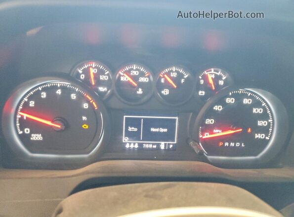 1GC1YME70RF348627 2024 CHEVROLET SILVERADO White Vista del cuadro de instrumentos