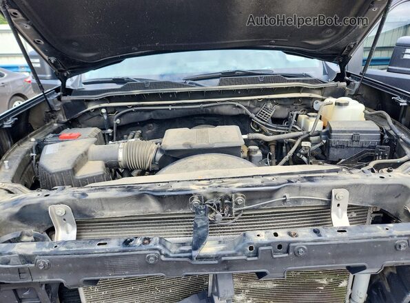 1GC1YNE75LF222048 2020 CHEVROLET SILVERADO Черный Вид задней части салона