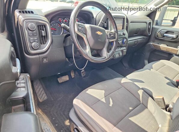 1GC1YNE75LF222048 2020 CHEVROLET SILVERADO Черный Вид панели приборов