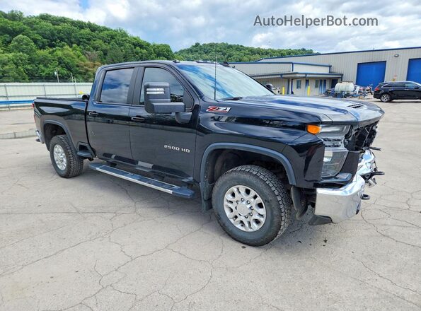 1GC1YNE75LF222048 2020 CHEVROLET SILVERADO Черный Передняя правая четверть
