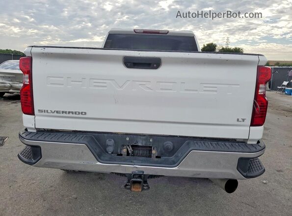 1GC1YNEY2LF274438 2020 CHEVROLET SILVERADO White Вид ззаду