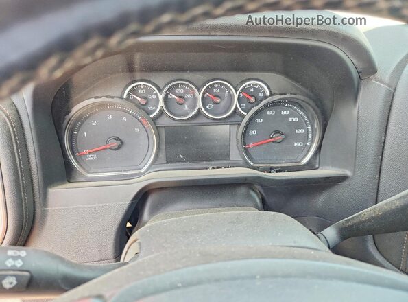 1GC1YNEY6NF156010 2022 CHEVROLET SILVERADO White ხელსაწყოთა პანელის ხედი