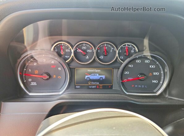 1GC1YNEY9LF302378 2020 CHEVROLET SILVERADO White Widok zestawu wskaźników
