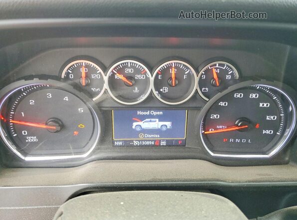 1GC1YNEY9LF330195 2020 CHEVROLET SILVERADO Silver Սարքավորումների վահանակի տեսք