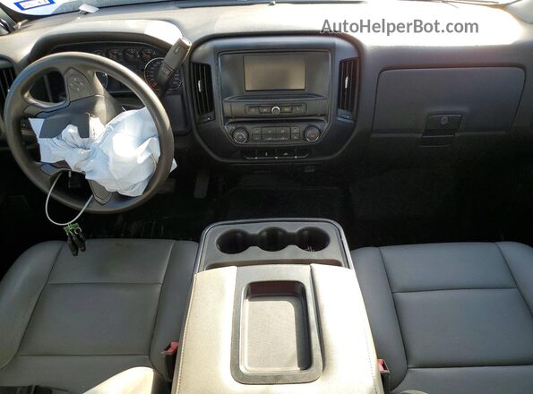 1GC2CUEG2JZ187946 2018 CHEVROLET SILVERADO White Առջևի վահանակի տեսք