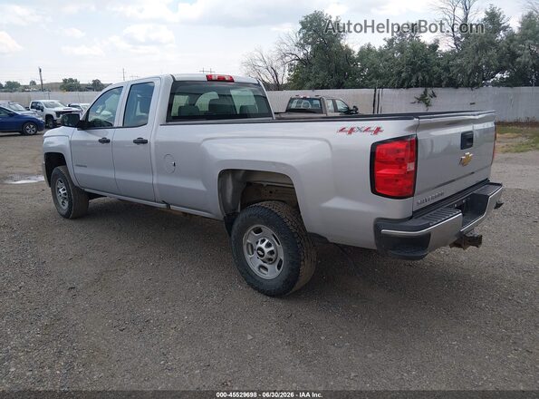 1GC2KUEG0HZ335203 2017 CHEVROLET SILVERADO Silver Tył lewy