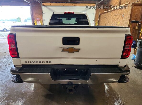 1GC2KUEG1JZ239781 2018 CHEVROLET SILVERADO White უკანა ხედი