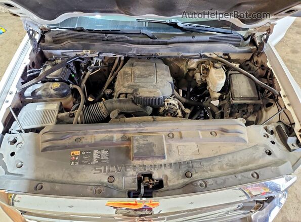 1GC2KUEG1JZ239781 2018 CHEVROLET SILVERADO White უკანა სალონის ხედი