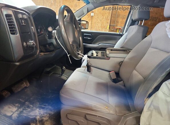 1GC2KUEG1JZ239781 2018 CHEVROLET SILVERADO White წინა სალონის ხედი