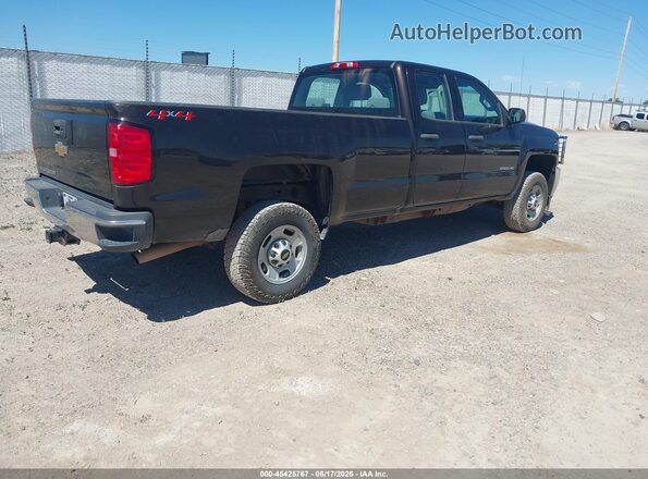 1GC2KUEG2JZ285619 2018 CHEVROLET SILVERADO Black Задня права чверть