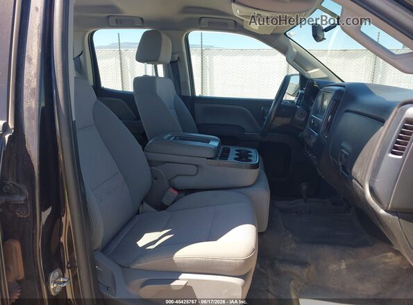 1GC2KUEG2JZ285619 2018 CHEVROLET SILVERADO Black Вид салону спереду