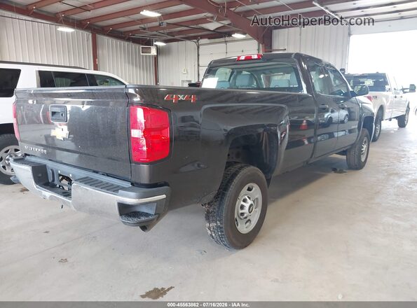 1GC2KUEG2JZ292926 2018 CHEVROLET SILVERADO Dark Brown Trasero derecho