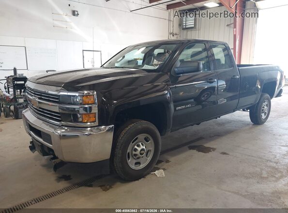 1GC2KUEG2JZ292926 2018 CHEVROLET SILVERADO Dark Brown Vista tres cuartos delantera izquierda