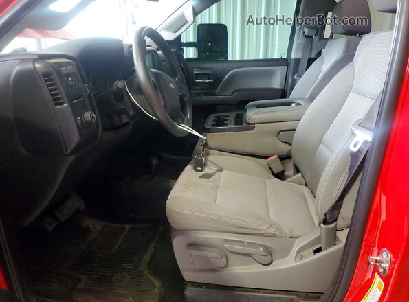 1GC2KUEG6HZ395860 2017 CHEVROLET SILVERADO Red წინა სალონის ხედი