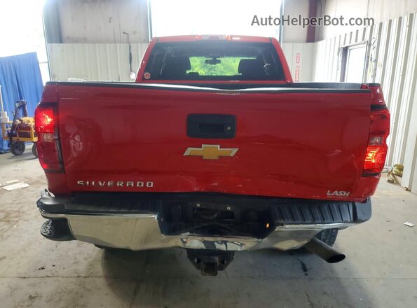 1GC2KUEG6HZ395860 2017 CHEVROLET SILVERADO Red უკანა ხედი
