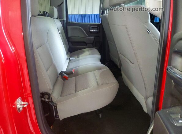 1GC2KUEG6HZ395860 2017 CHEVROLET SILVERADO Red უკანა სავარძლების ხედი
