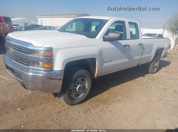1GC2KUEG8HZ309495 2017 CHEVROLET SILVERADO White წინა მარცხენა ხედი სამი მეოთხედიდან
