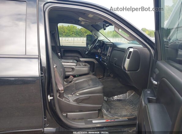 1GC2KVE88GZ300020 2016 CHEVROLET SILVERADO Black წინა სალონის ხედი