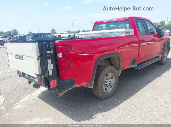 1GC2WLE7XMF248032 2021 CHEVROLET SILVERADO Red Задня права чверть