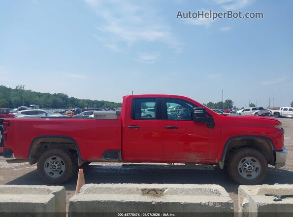 1GC2WLE7XMF248032 2021 CHEVROLET SILVERADO Red Вид задньої частини салону