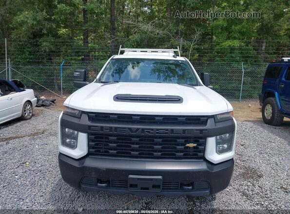 1GC2YLE7XMF298357 2021 CHEVROLET SILVERADO White Widok zestawu wskaźników