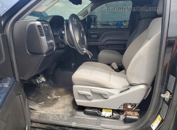 1GC3KYCG2HZ339400 2017 CHEVROLET SILVERADO Black Widok wnętrza z przodu