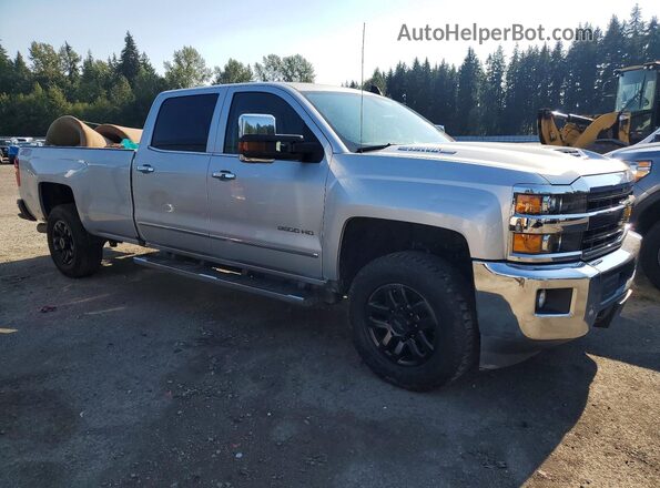 1GC4K0CY3JF106213 2018 CHEVROLET SILVERADO Gray წინა მარჯვენა