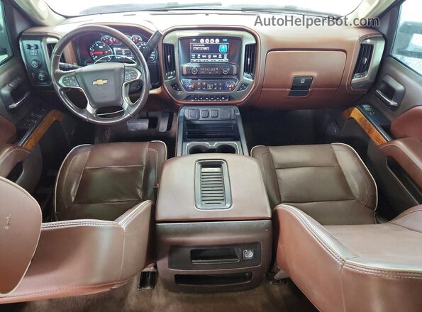 1GC4K1E89GF275907 2016 CHEVROLET SILVERADO Blue Առջևի վահանակի տեսք