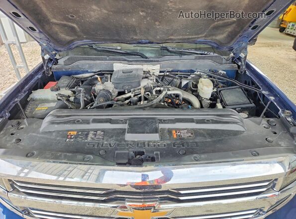 1GC4K1E89GF275907 2016 CHEVROLET SILVERADO Blue Սալոնի հետևի տեսք