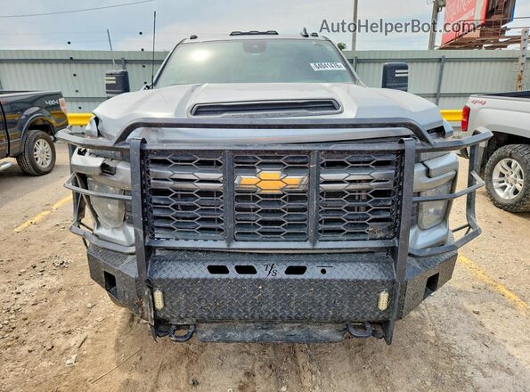 1GC4KME78SF293185 2025 CHEVROLET SILVERADO Серебряный Вид спереди