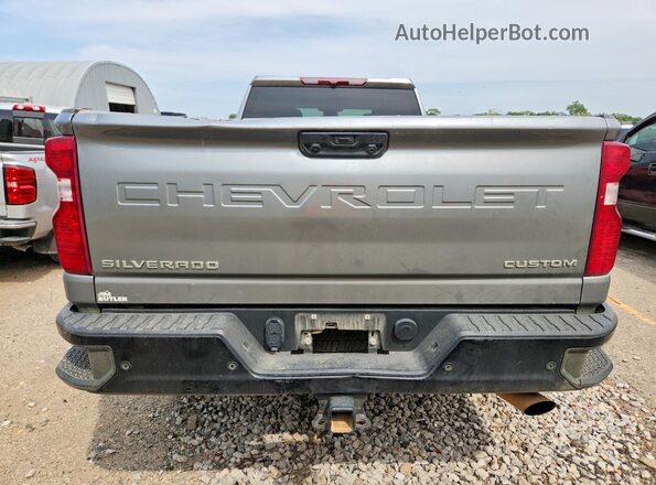 1GC4KME78SF293185 2025 CHEVROLET SILVERADO Серебряный Вид сзади