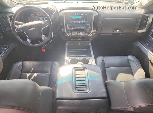1GC4KXCYXKF250044 2019 CHEVROLET SILVERADO Black წინა პანელის ხედი