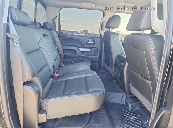 1GC4KXCYXKF250044 2019 CHEVROLET SILVERADO Black უკანა სავარძლების ხედი