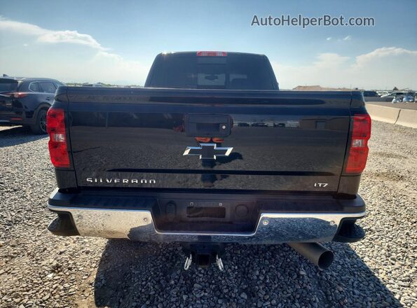 1GC4KXCYXKF250044 2019 CHEVROLET SILVERADO Black უკანა ხედი