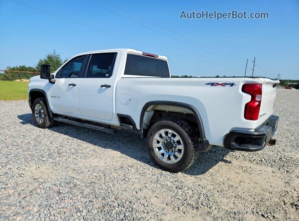 1GC4YLE78MF165458 2021 CHEVROLET SILVERADO White Trasero izquierdo