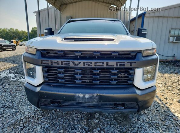 1GC4YLE78MF165458 2021 CHEVROLET SILVERADO White Vista frontal