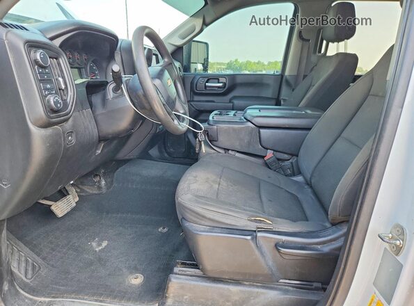 1GC4YLE78MF165458 2021 CHEVROLET SILVERADO White Vista interior delantera