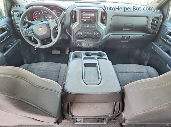 1GC4YLE78MF165458 2021 CHEVROLET SILVERADO White Vista del salpicadero
