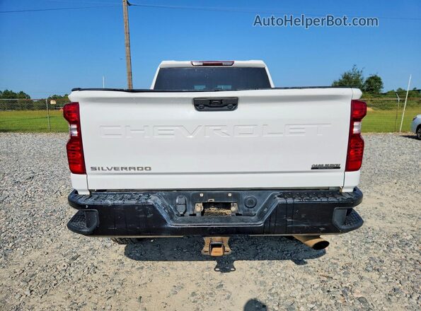 1GC4YLE78MF165458 2021 CHEVROLET SILVERADO White Vista trasera